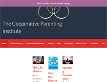 Tablet Screenshot of cooperativeparenting.com